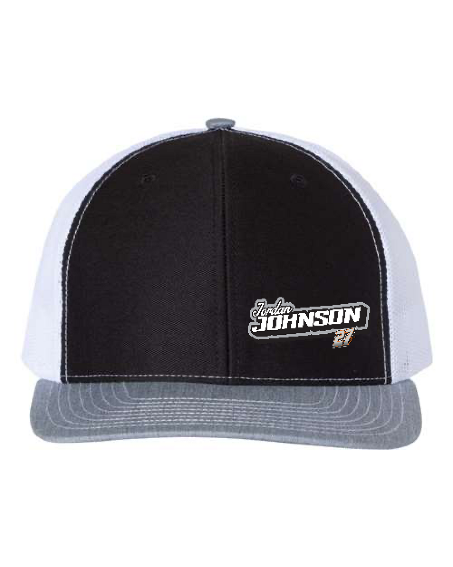 Front Design - Black/ White/ Heather Grey