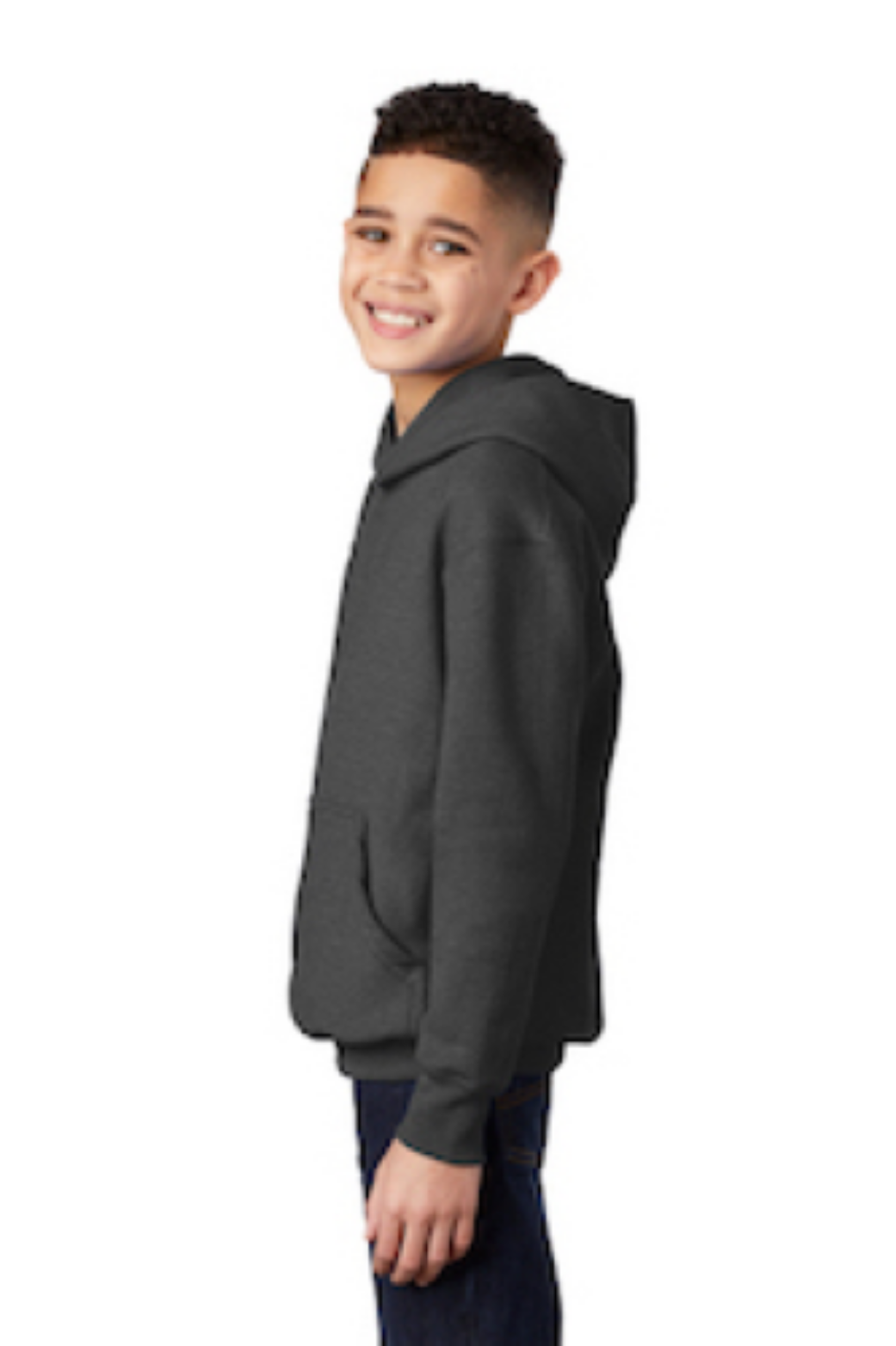 Dark Hthr Grey - sleeveleft