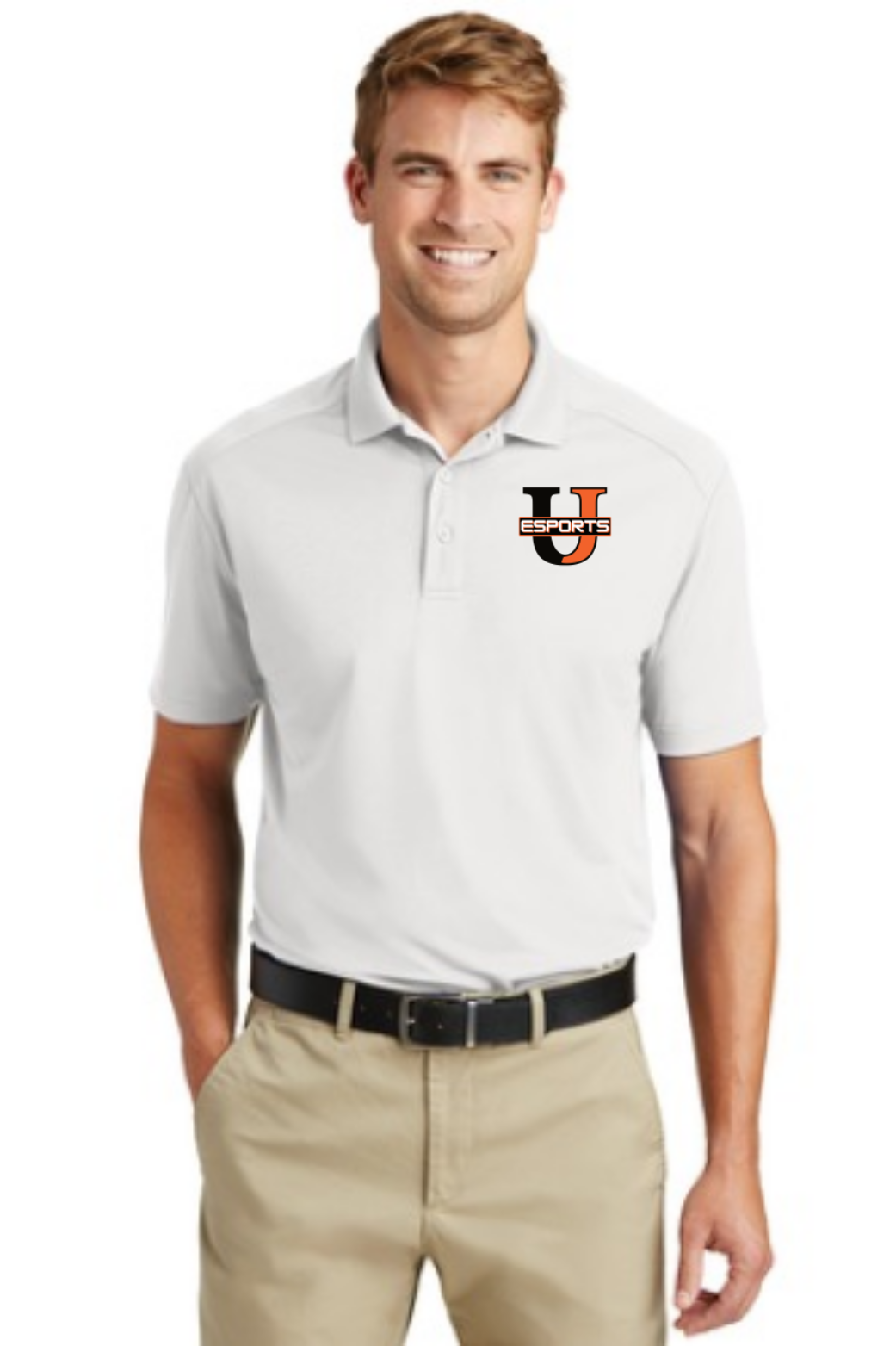 White - front