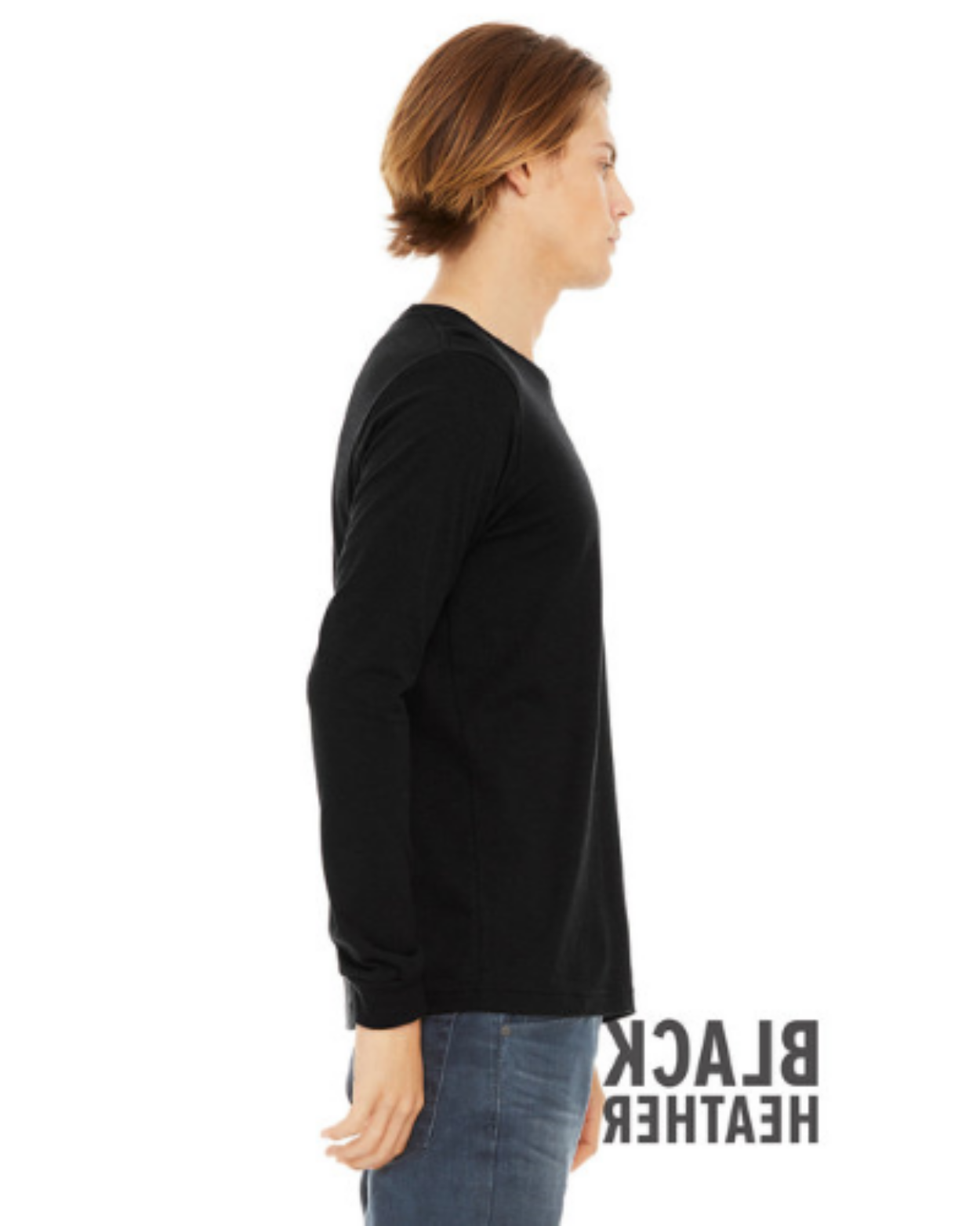 BLACK HEATHER - sleeveleft