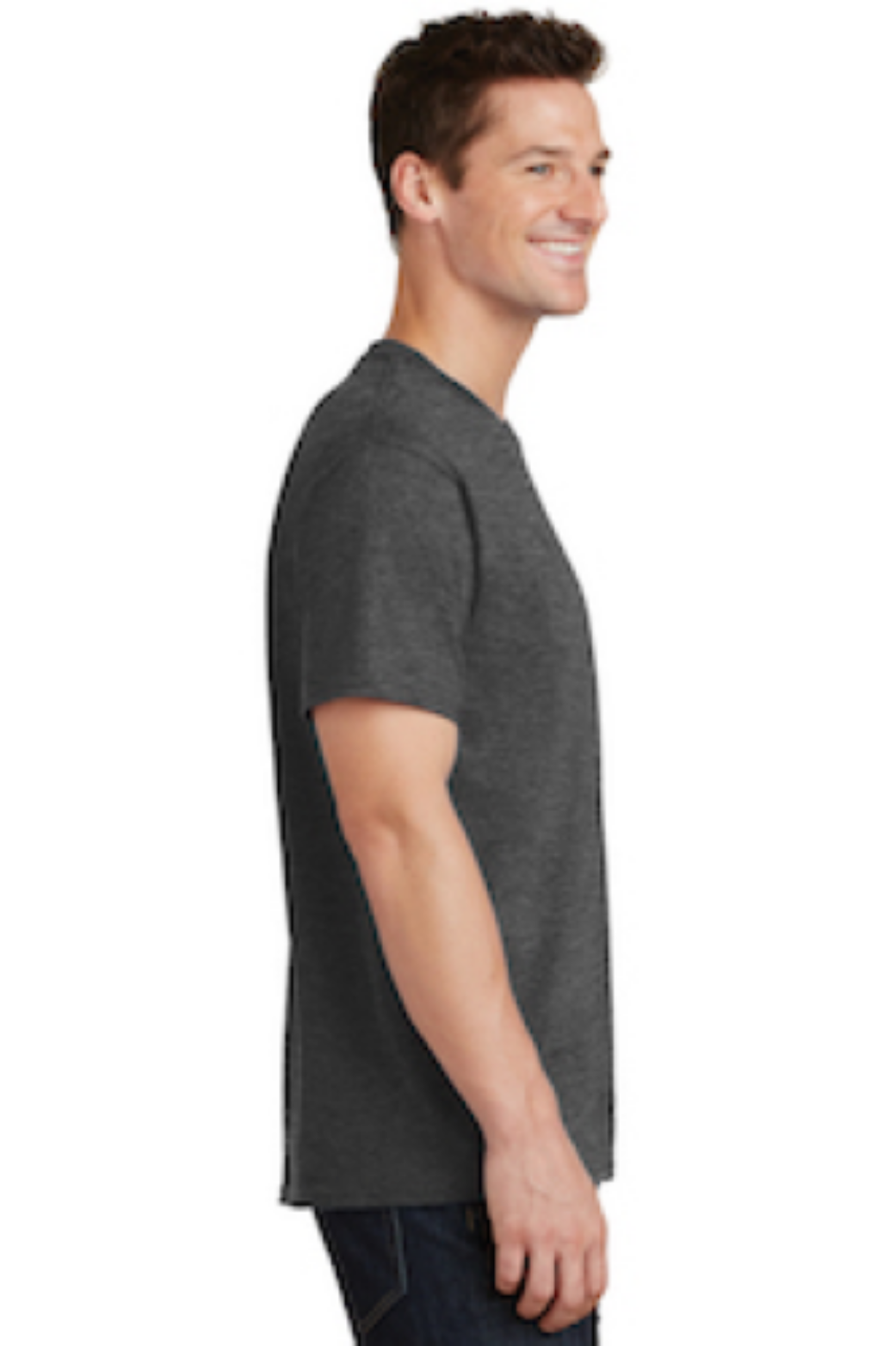 Dark Hthr Grey - sleeveleft