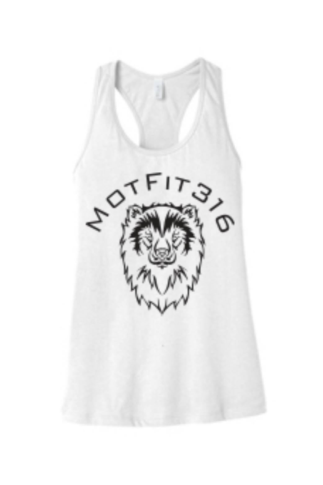 White - front