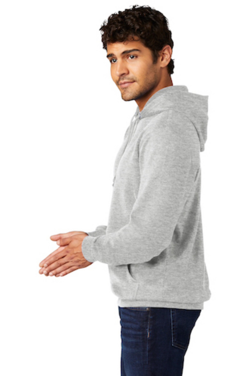 Lt Hthr Grey - sleeveleft