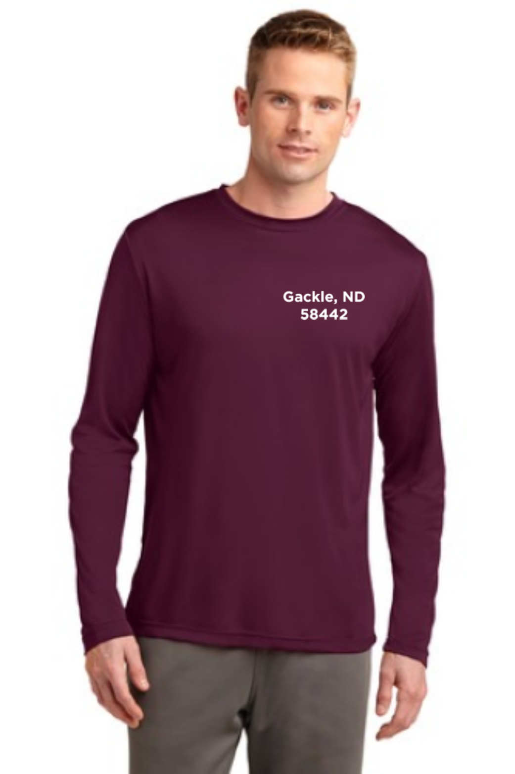 Maroon - front