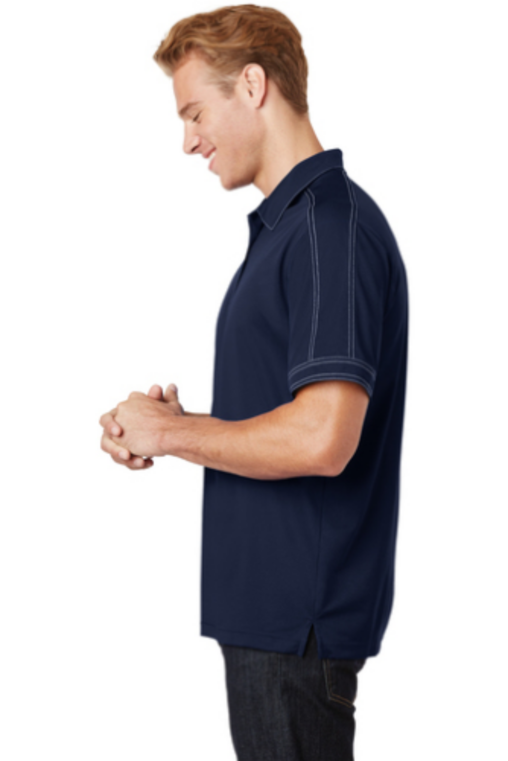 True Navy Wht - sleeveleft