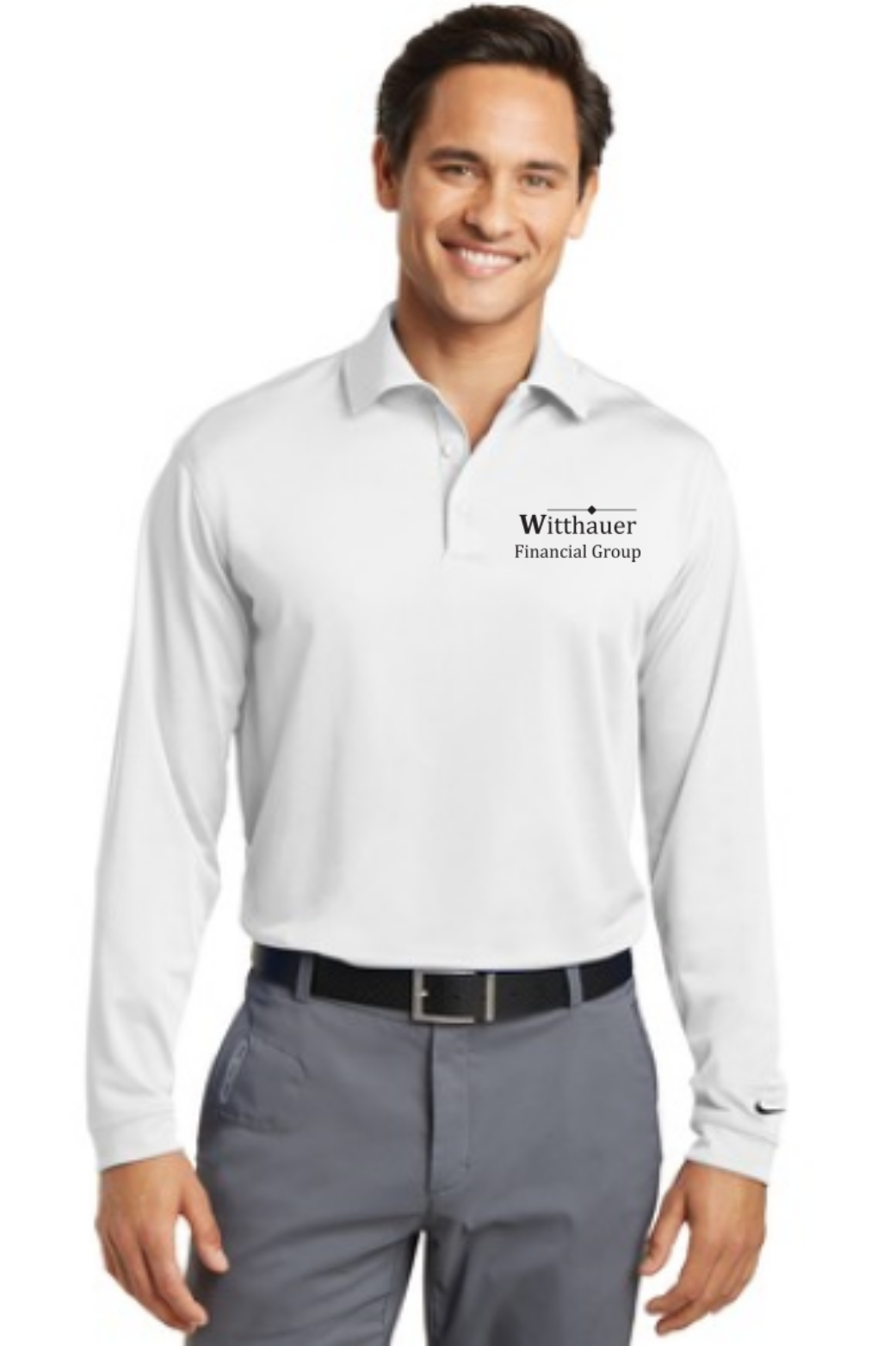 White - front