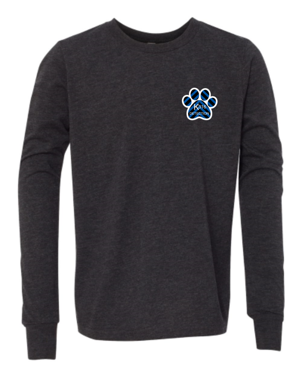 Charcoal-Black Triblend - front