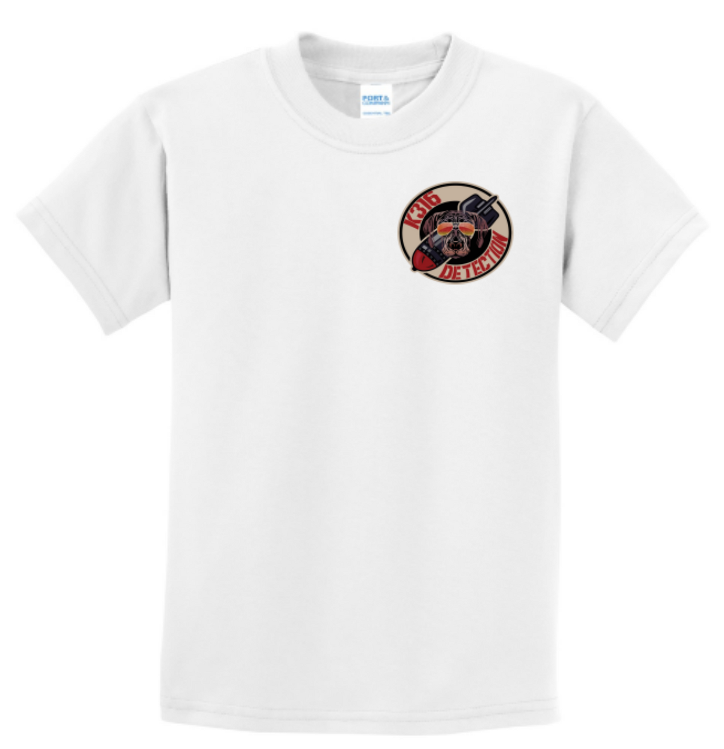 White - front