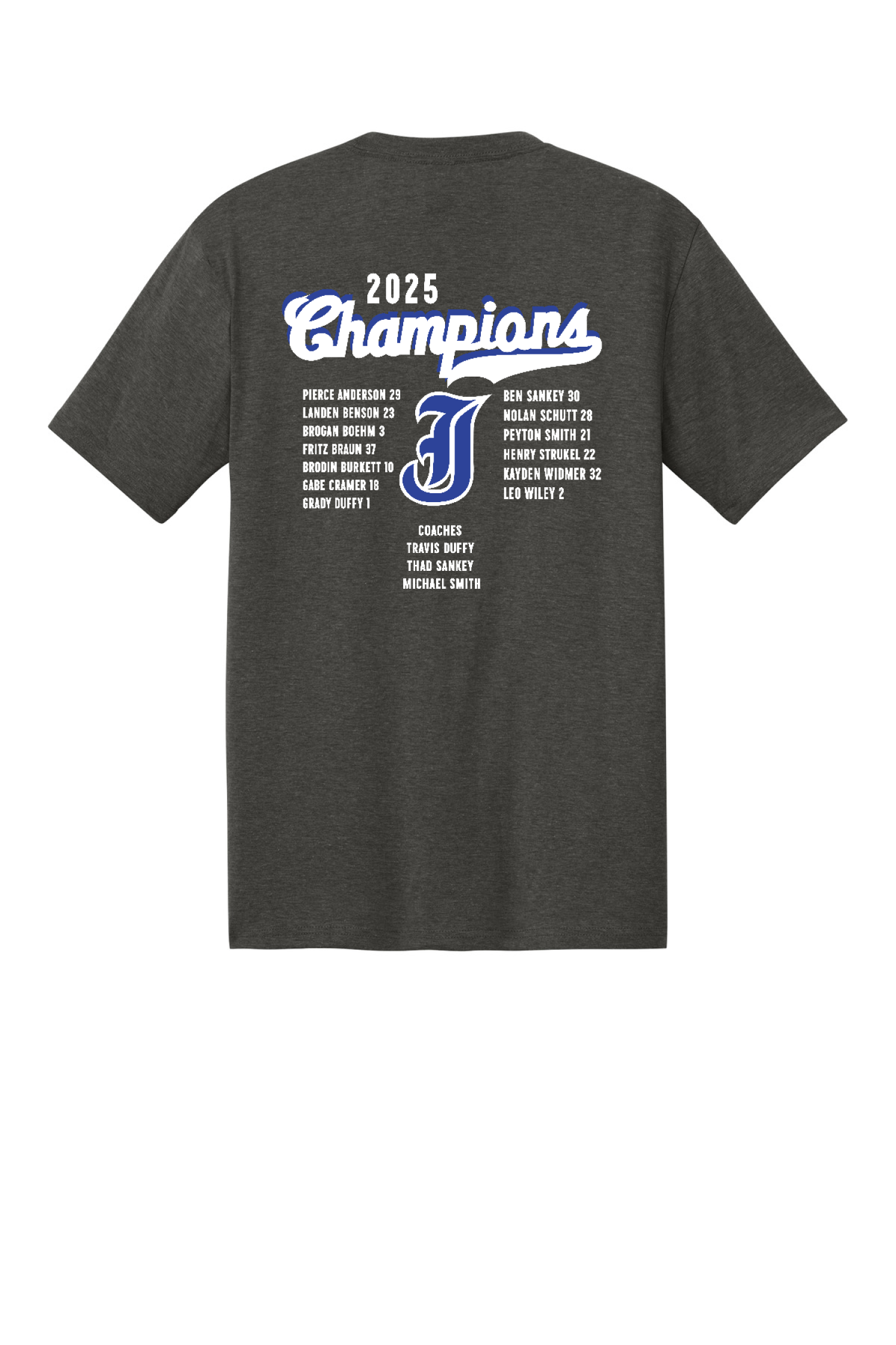 Back Design - Heathered Charcoal