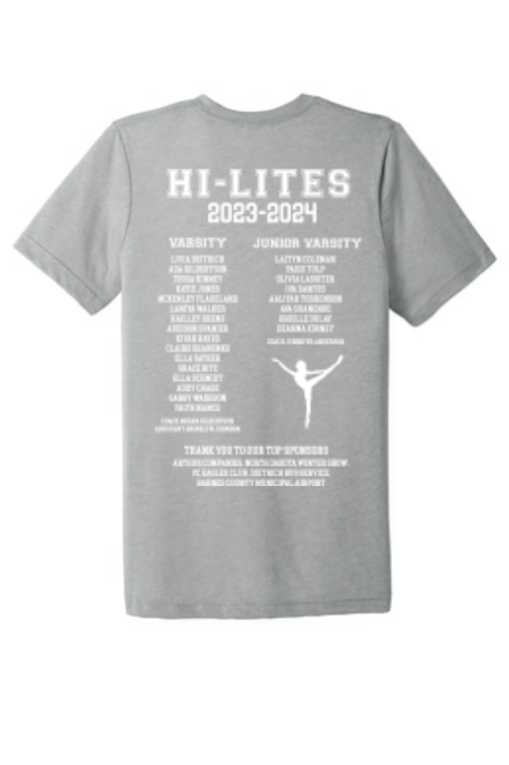 Athletic Grey TB - back