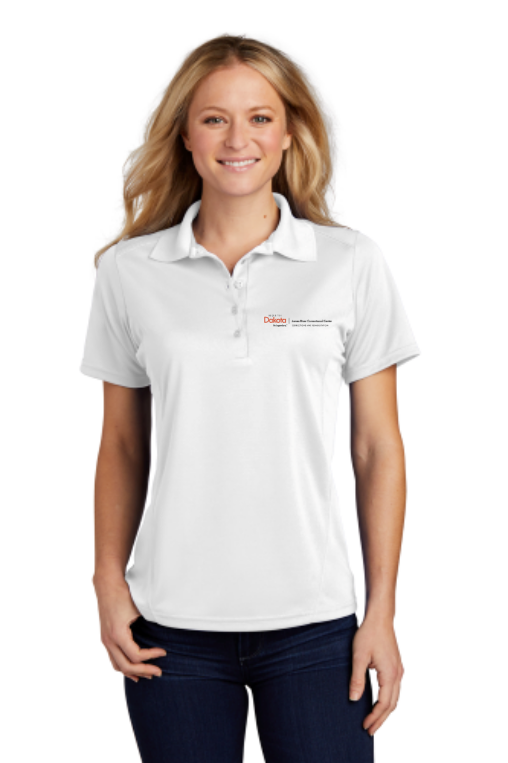 White - front