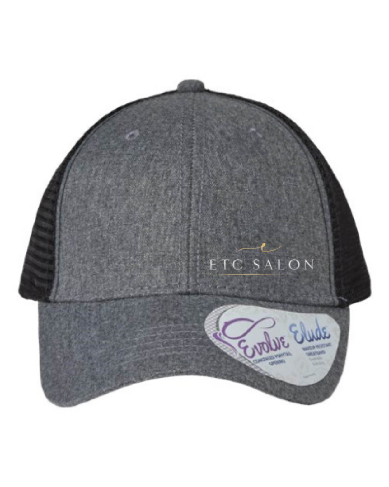Heather Grey Black - front