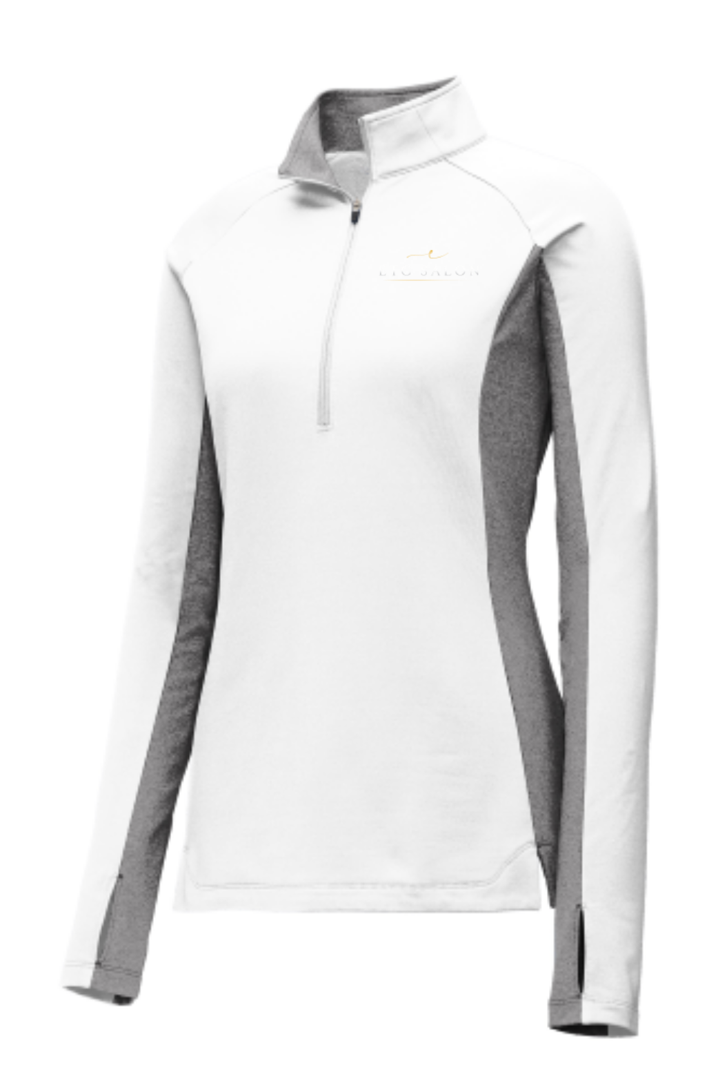 White Charcoal Grey Heather - front