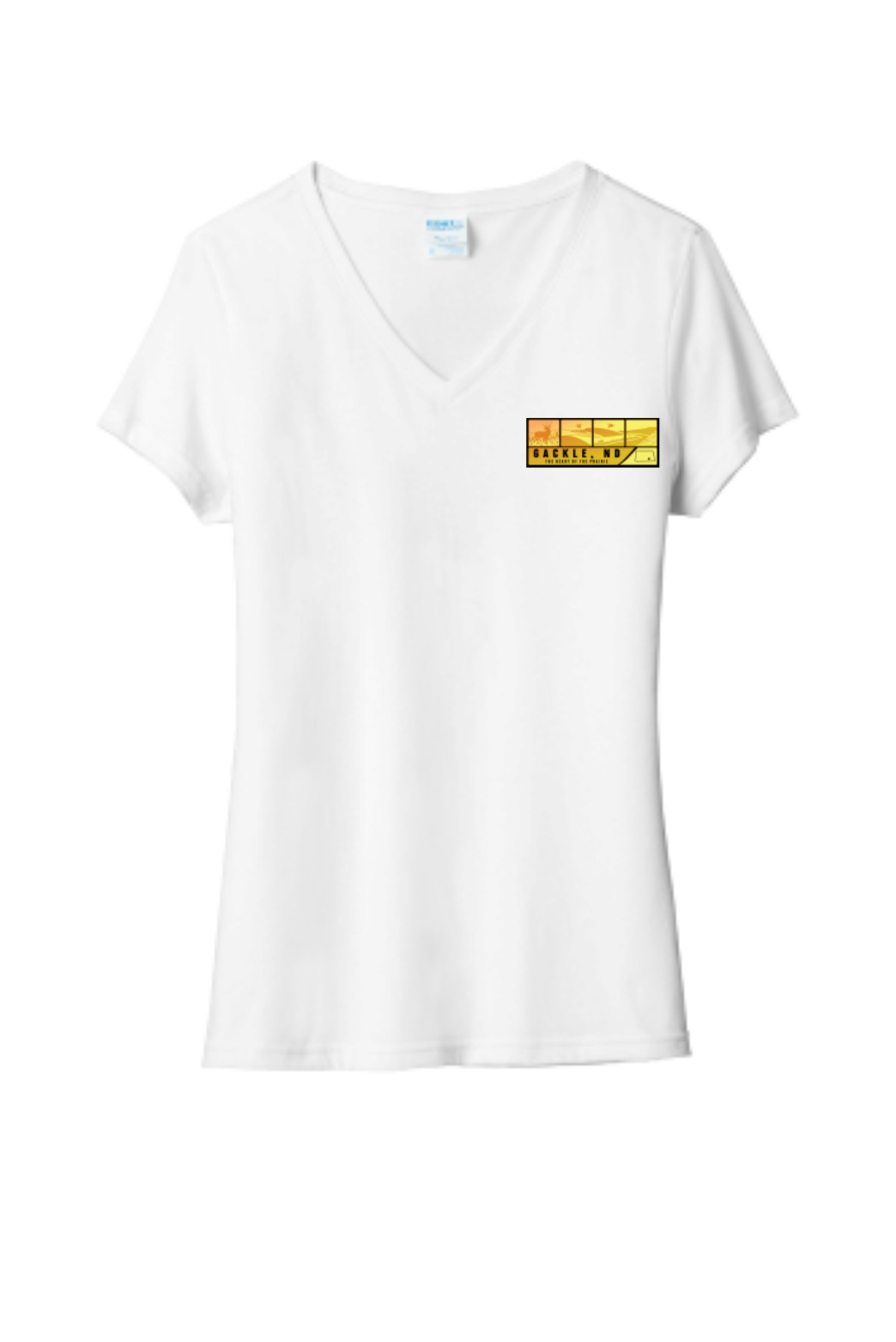 White - front