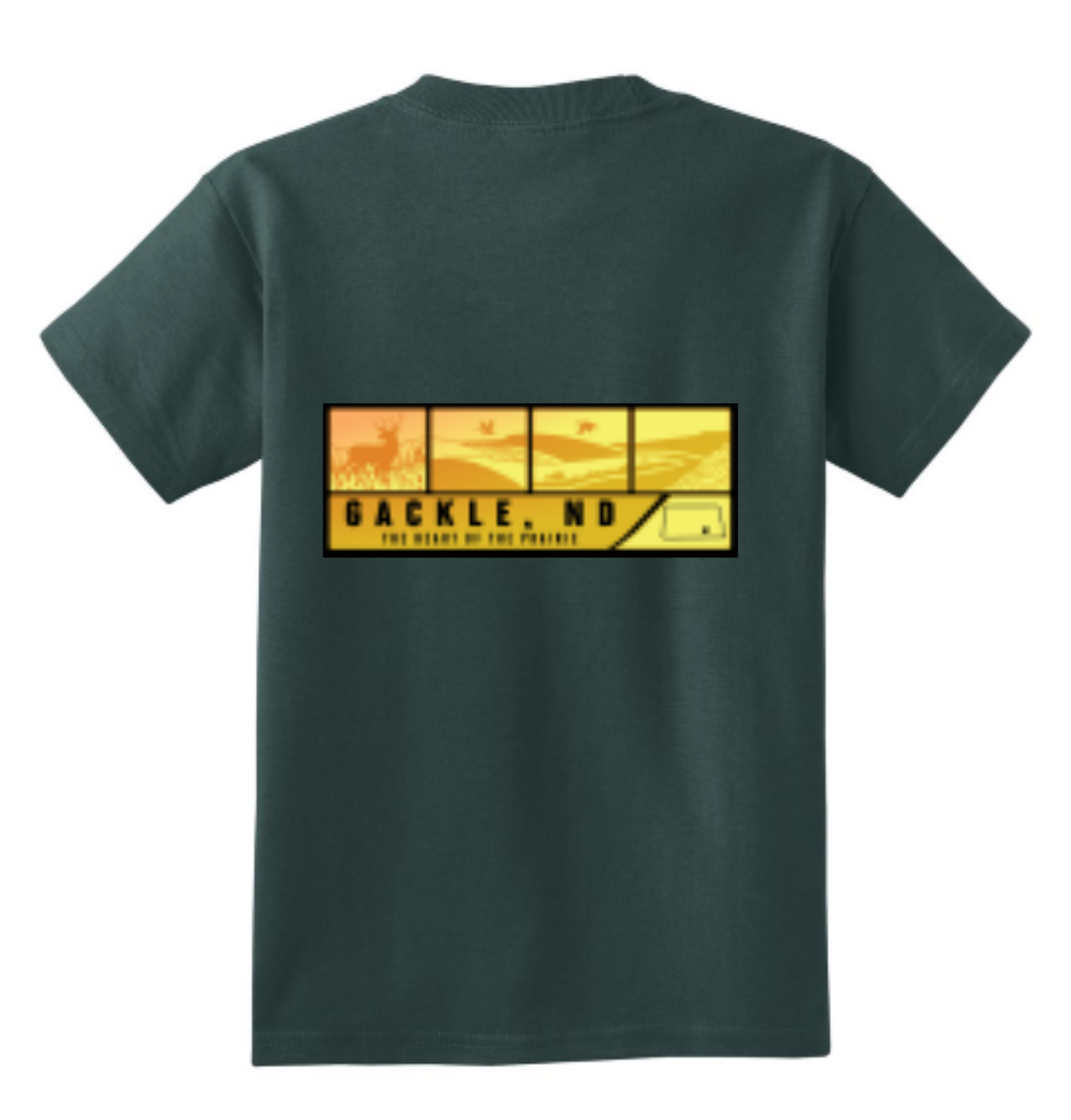 Dark Green - back