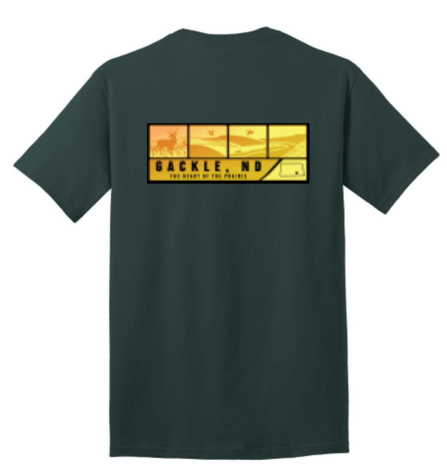 Dark Green - back