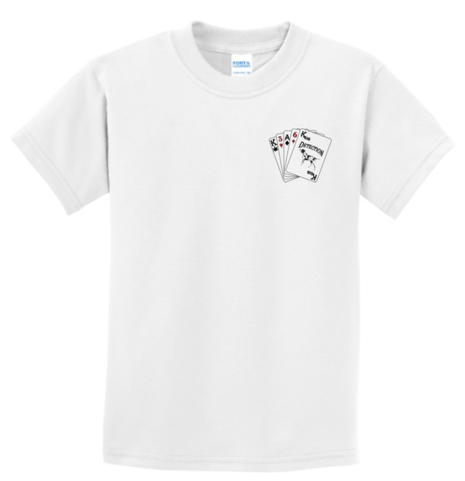 White - front