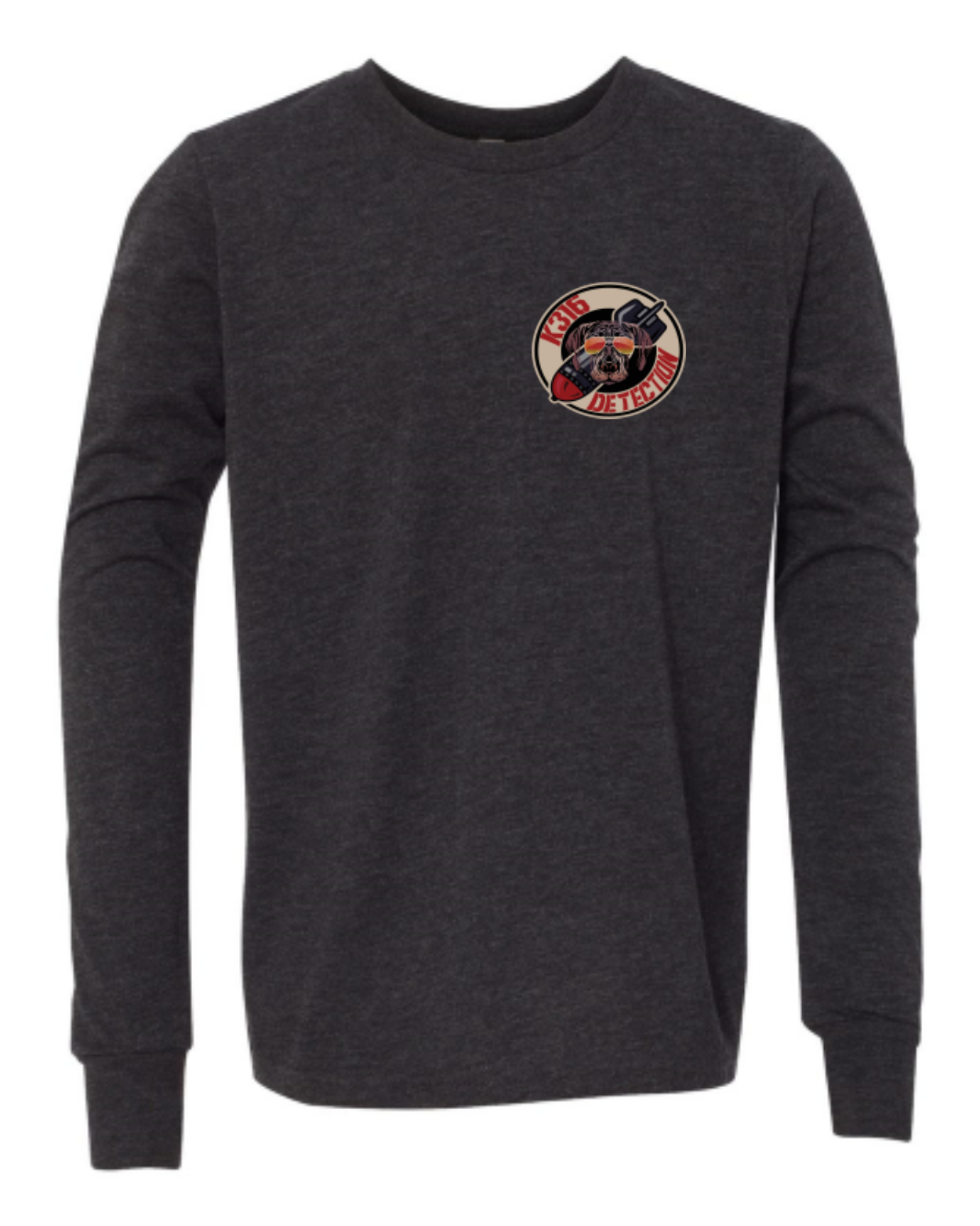 Charcoal-Black Triblend - front