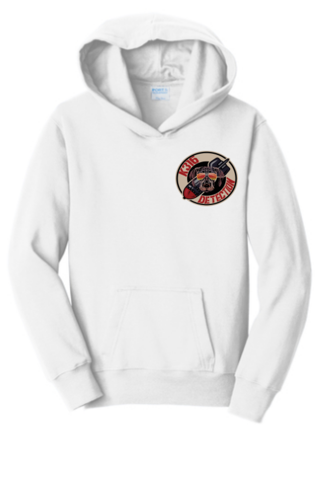 White - front